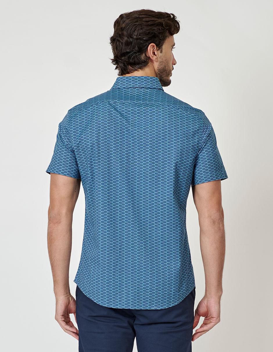 Camisa casual manga corta para hombre 3