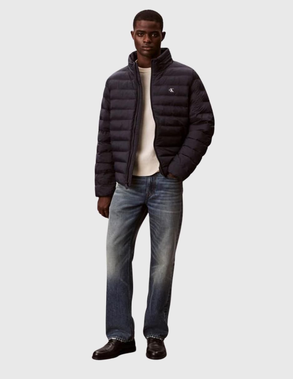 Chamarra acolchada Calvin Klein capucha desmontable para hombre