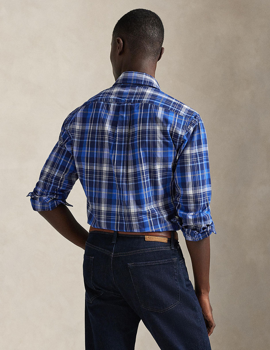 Camisa casual manga larga para hombre 2