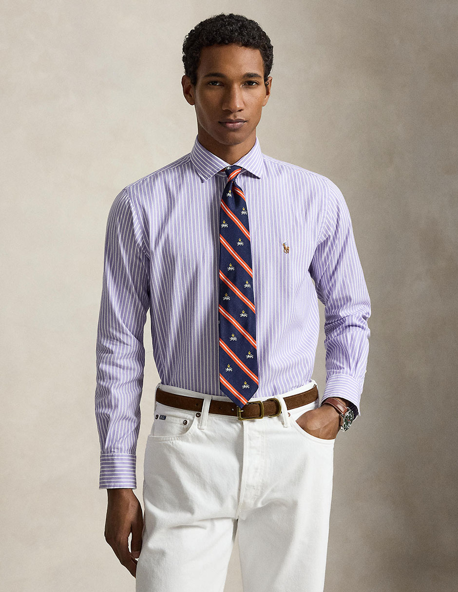 Camisa business casual de algodón manga larga para hombre Camisa business casual de algodón manga larga para hombre