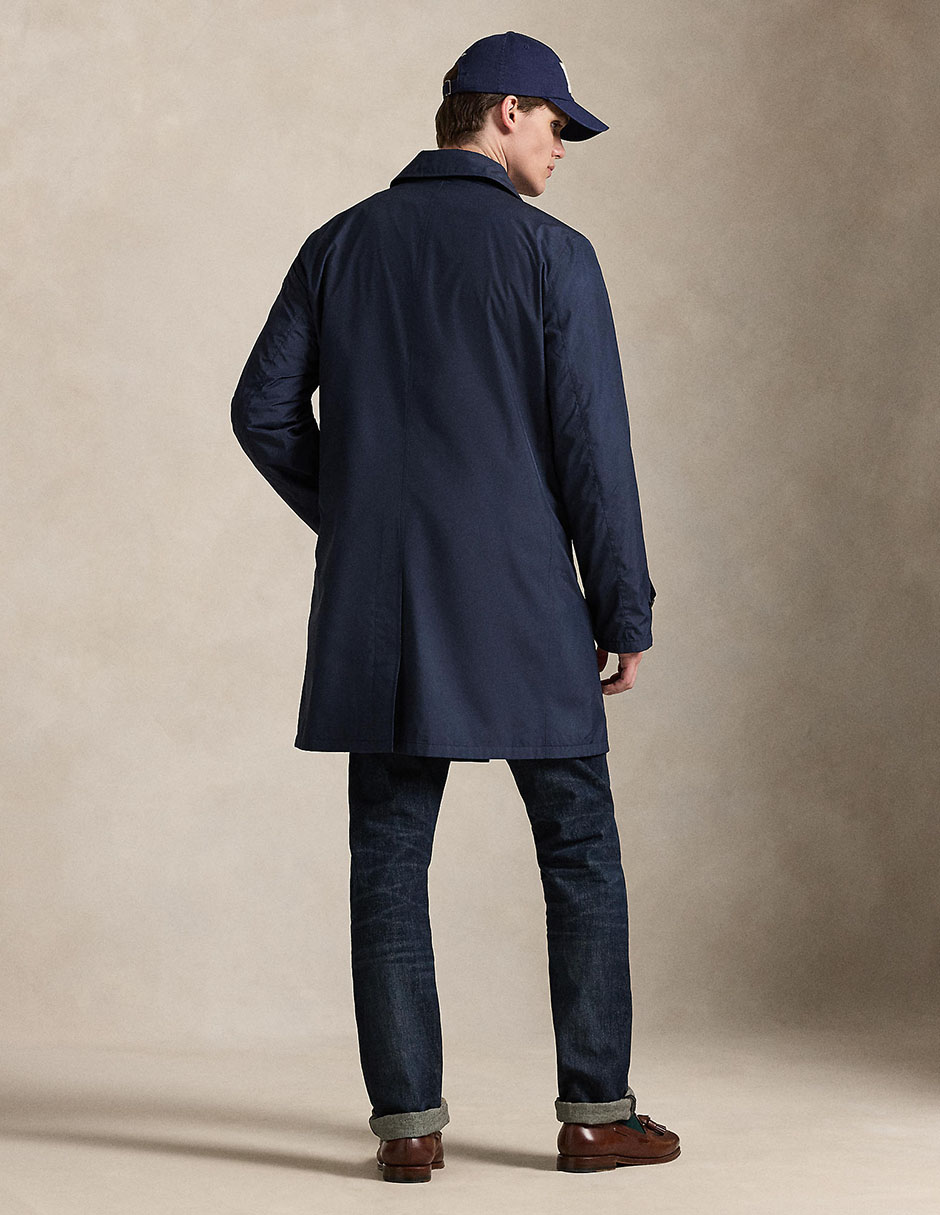 Abrigo impermeable con bolsillos para hombre 2