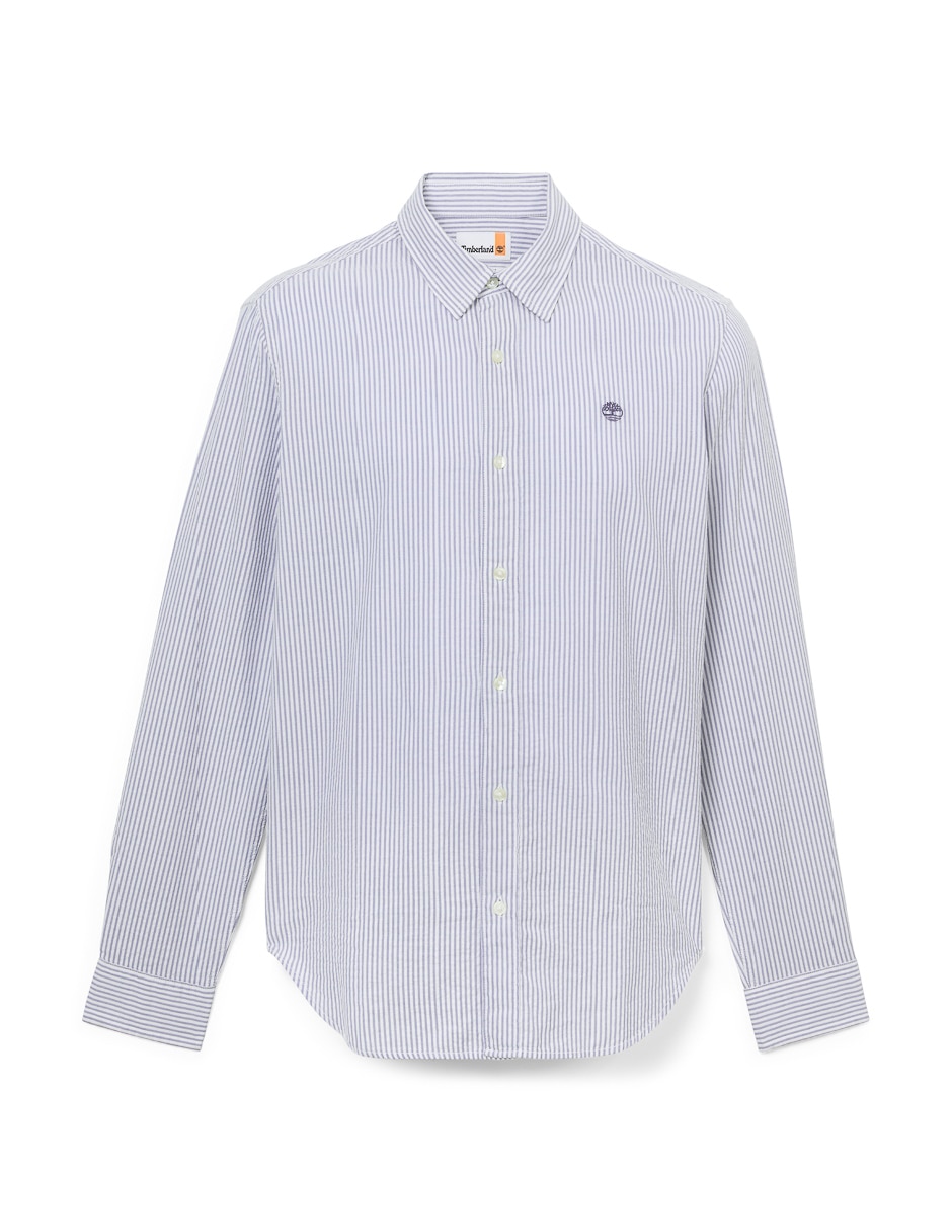 Camisa casual de algodón manga larga para hombre 2