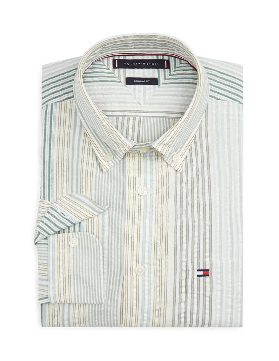 Camisa casual de algodón manga larga para hombre 4