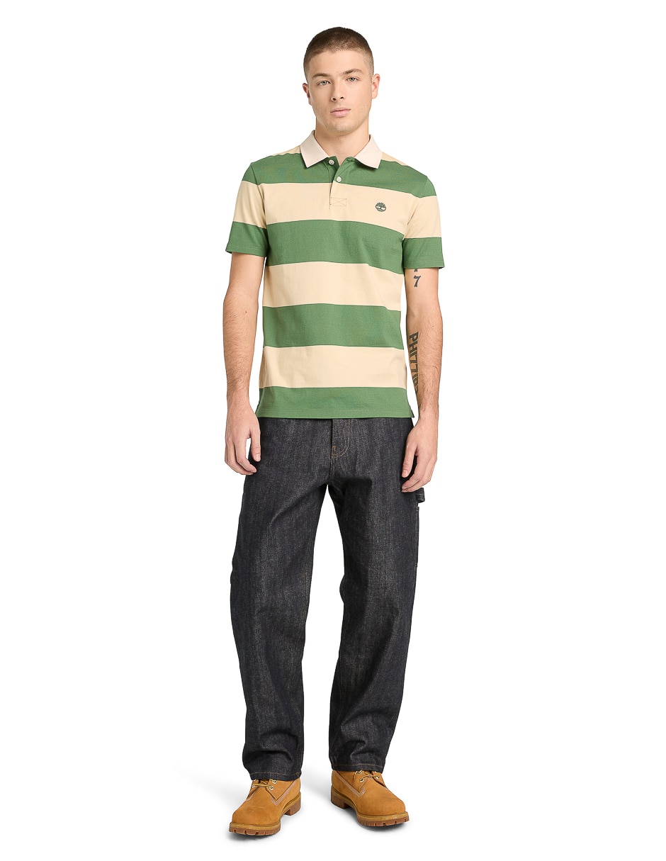 Playera tipo polo Sleeve para hombre 3