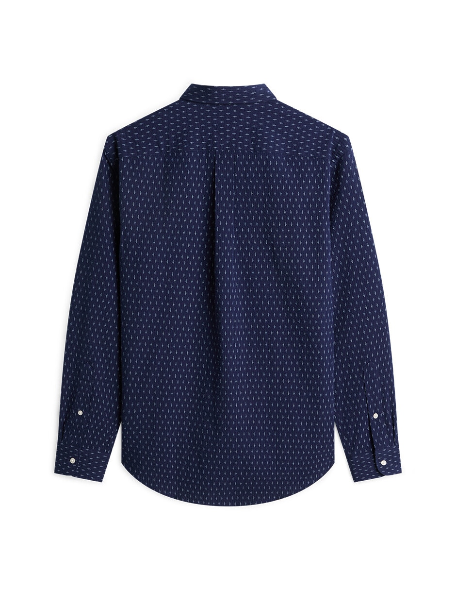 Camisa casual Hilfiger de algodón manga larga para hombre 2