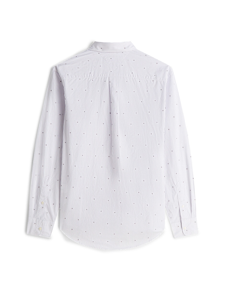 Camisa casual de algodón manga larga para hombre 2