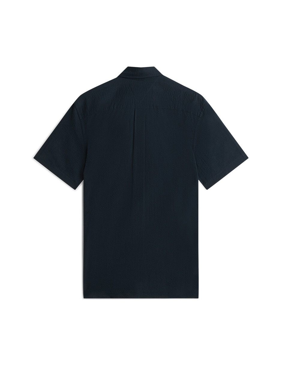 Camisa casual de algodón manga corta para hombre 5
