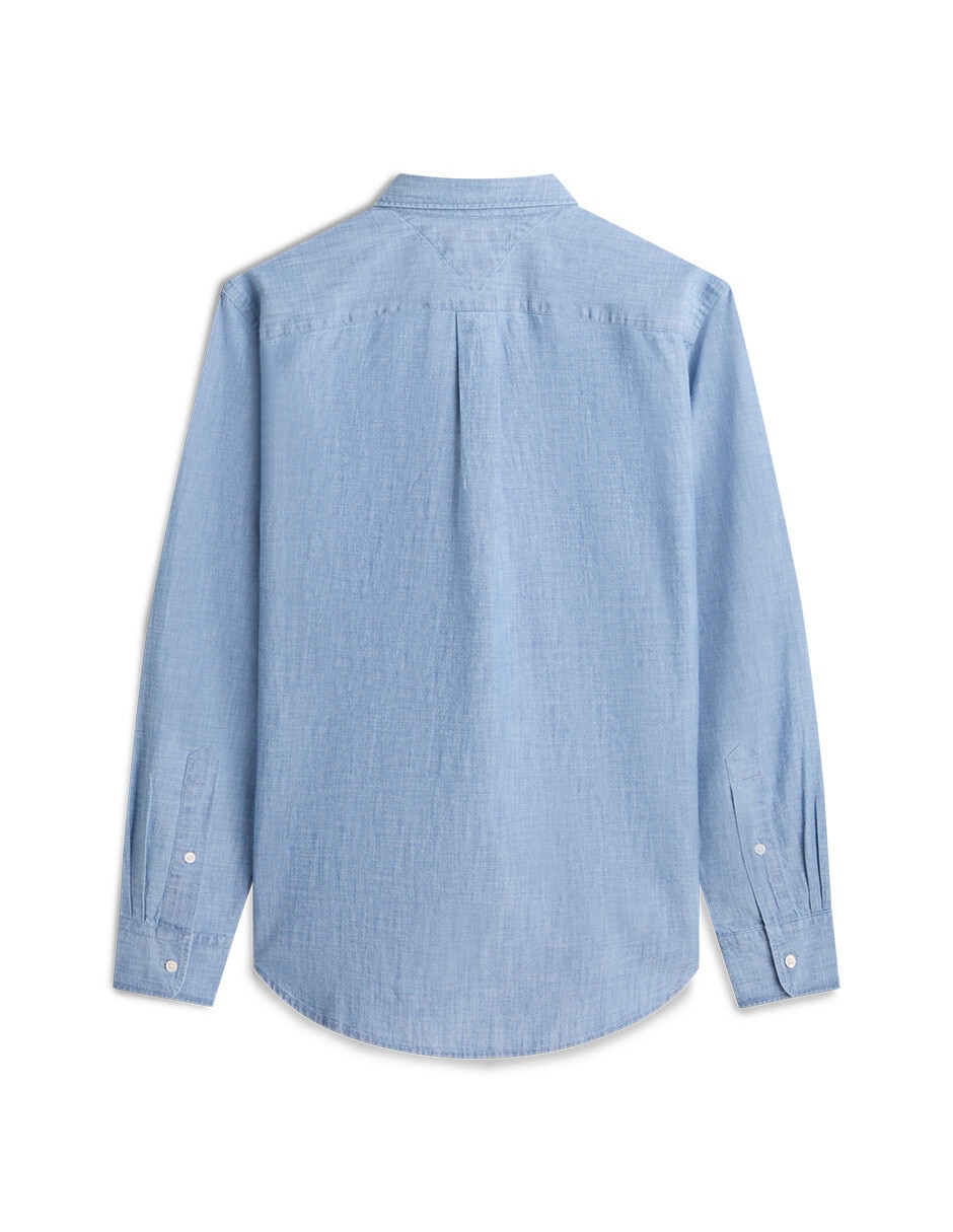 Camisa casual de algodón manga larga para hombre 2