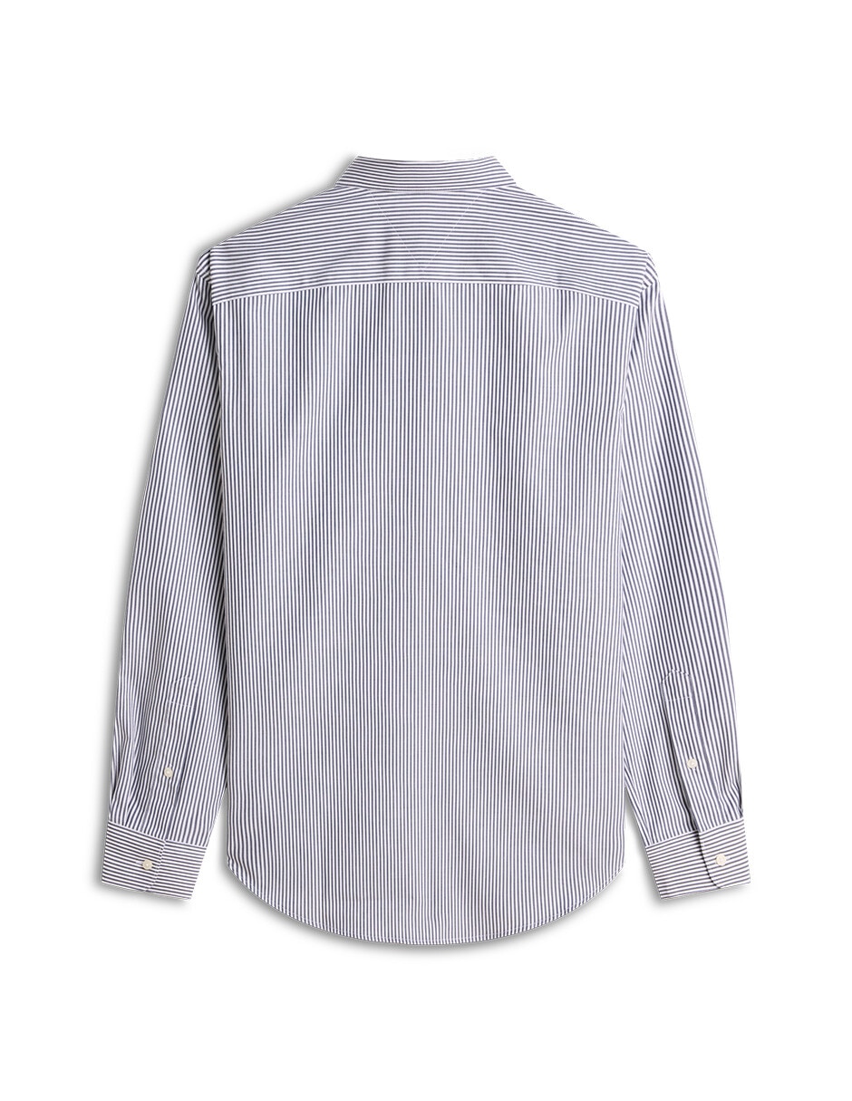 Camisa casual de algodón manga larga para hombre 2