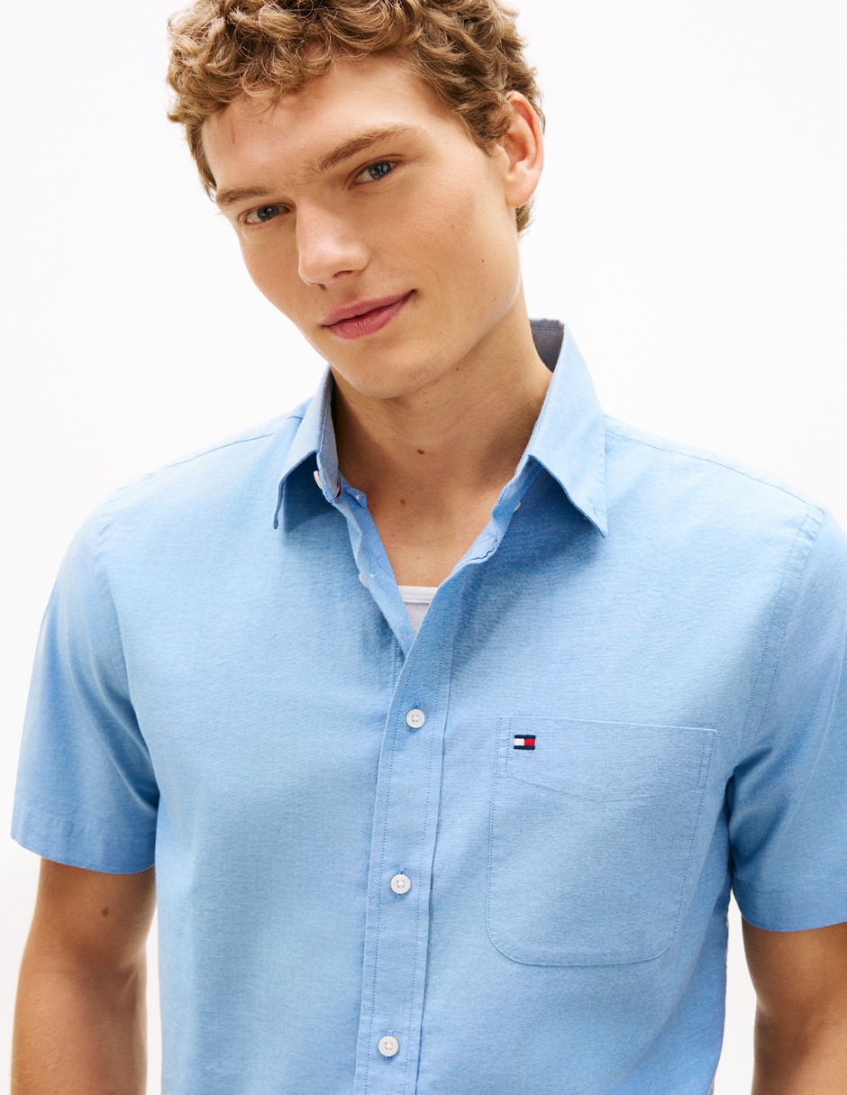 Camisa casual manga corta para hombre 2