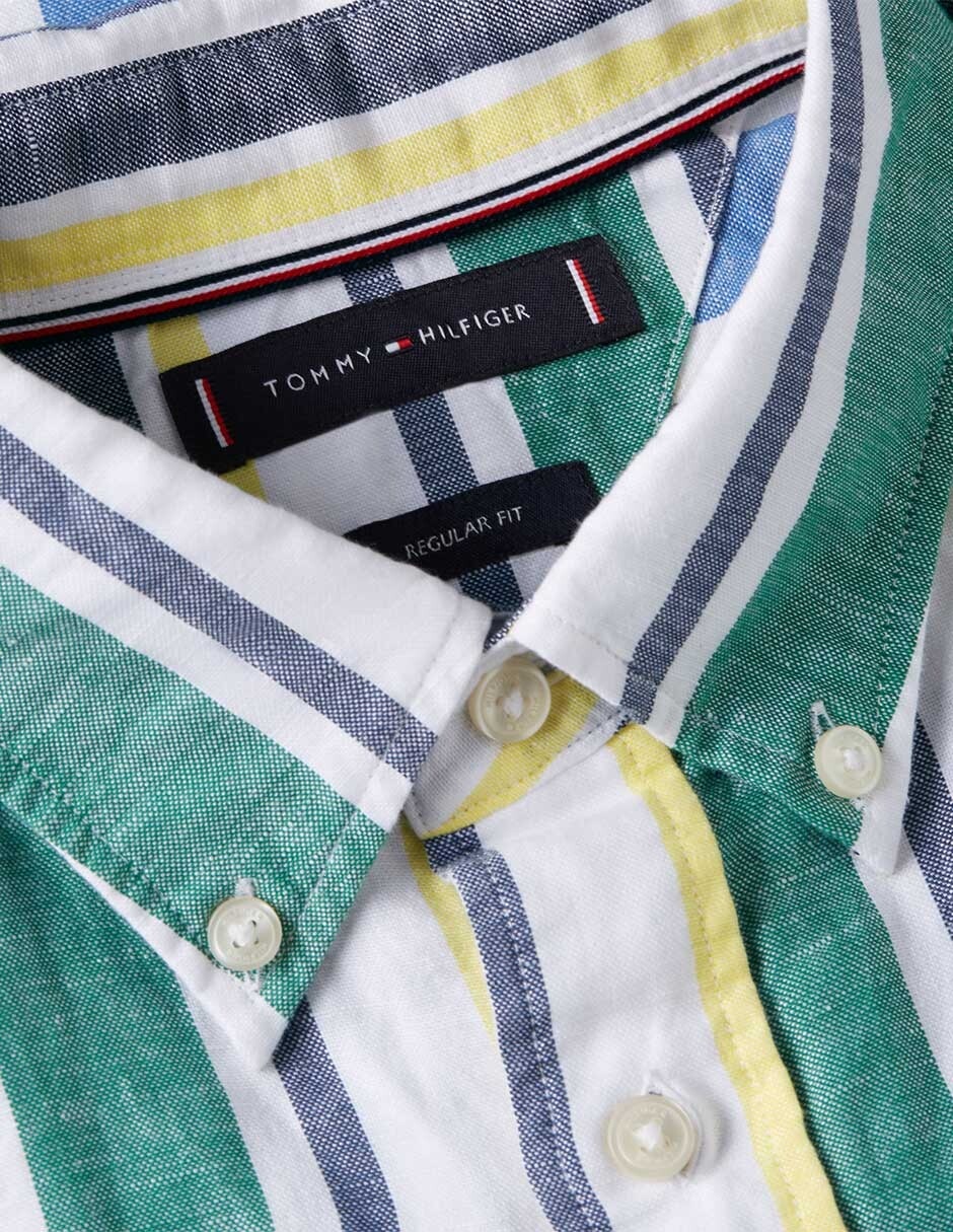 Camisa casual manga larga para hombre 5