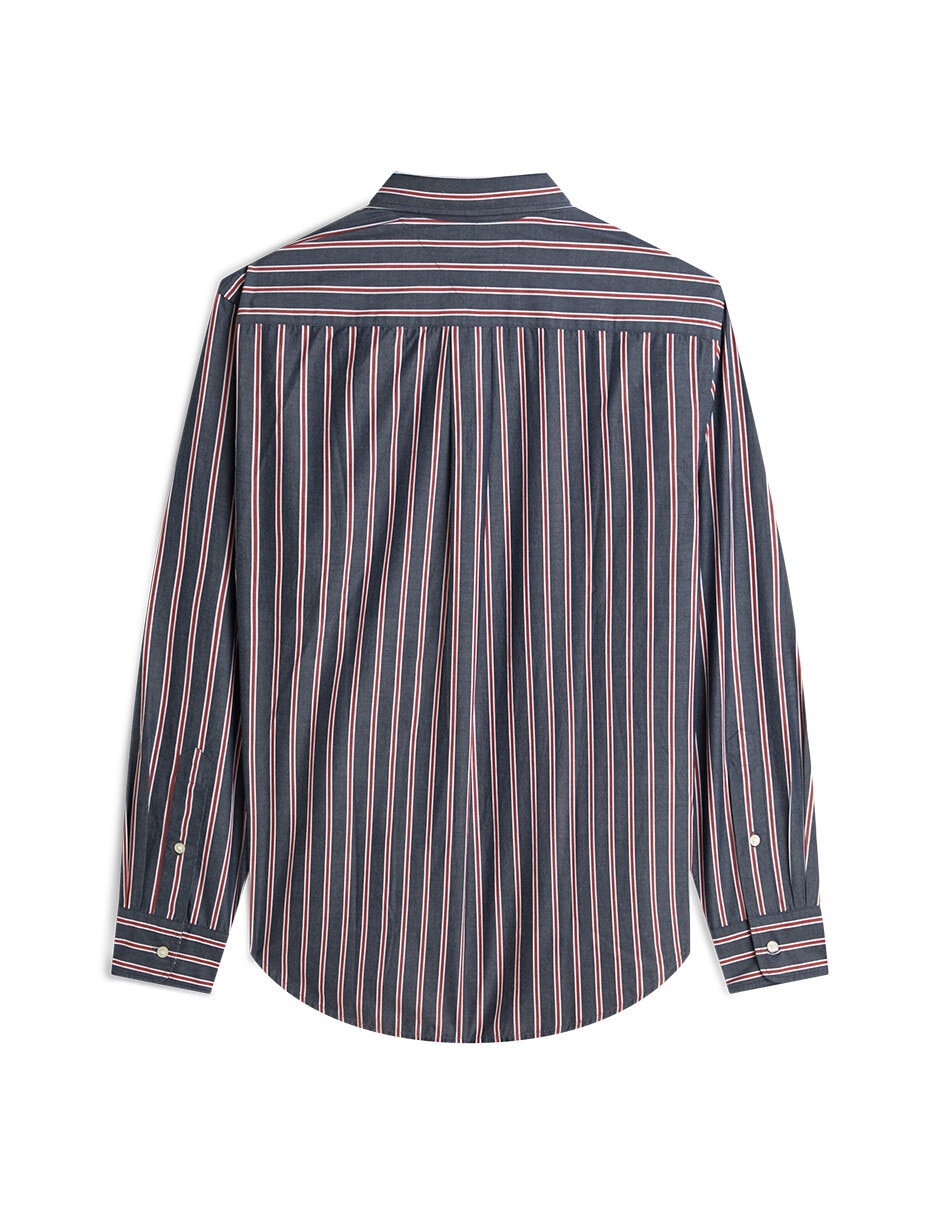 Camisa casual de algodón manga larga para hombre 2
