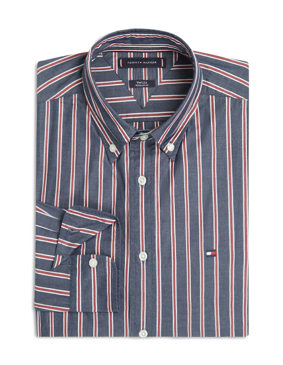 Camisa casual de algodón manga larga para hombre 5