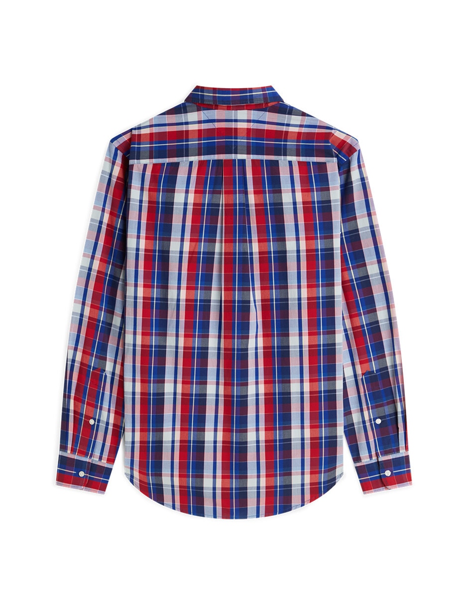 Camisa casual de algodón manga larga para hombre 2
