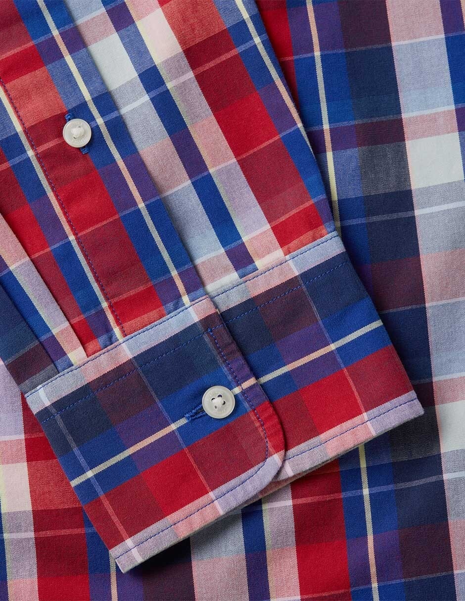 Camisa casual de algodón manga larga para hombre 4