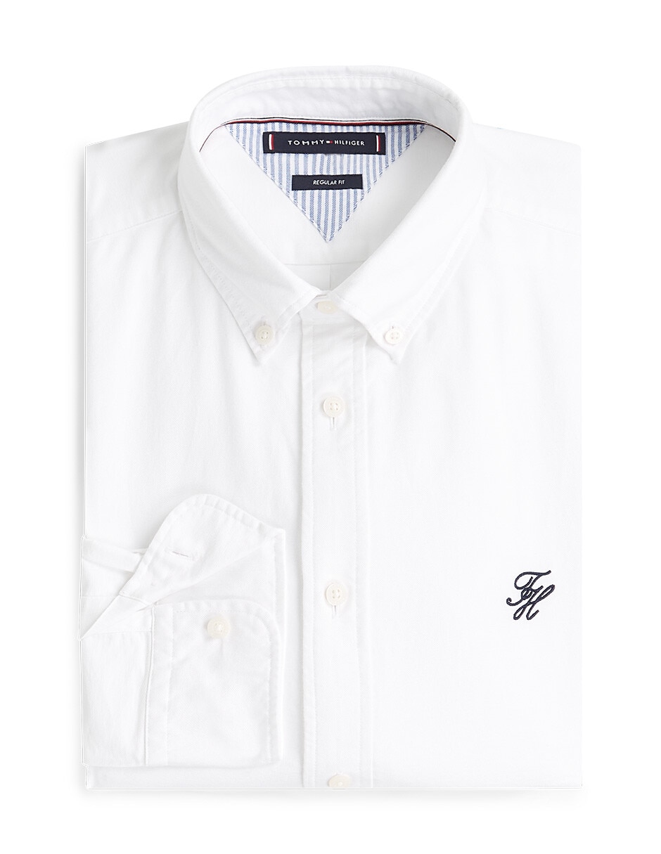 Camisa casual de algodón manga larga para hombre 2