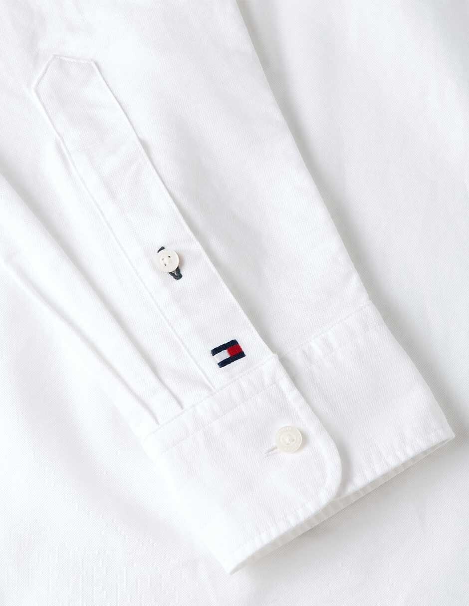 Camisa casual de algodón manga larga para hombre 4