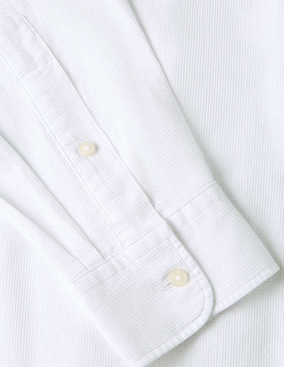 Camisa casual de algodón manga larga para hombre 4