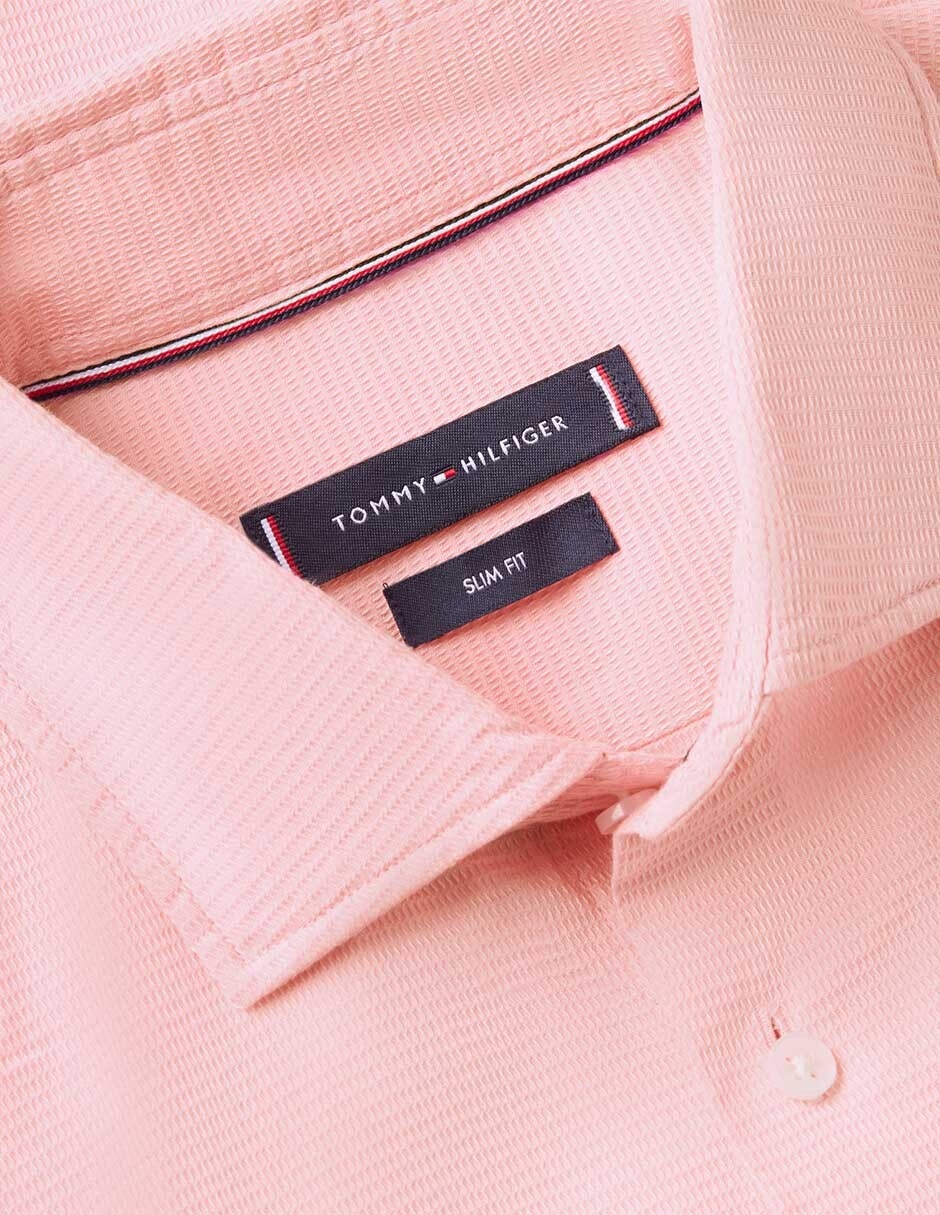 Camisa casual Hilfiger de algodón manga larga para hombre 3
