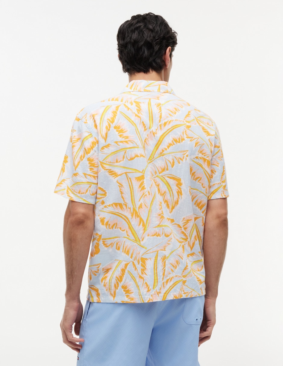 Camisa casual de algodón manga corta para hombre 2