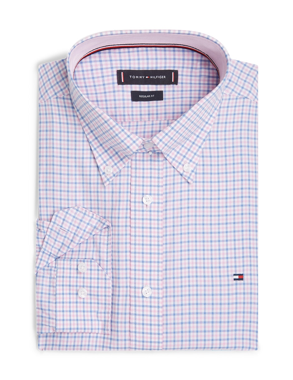 Camisa casual de algodón manga larga para hombre 4