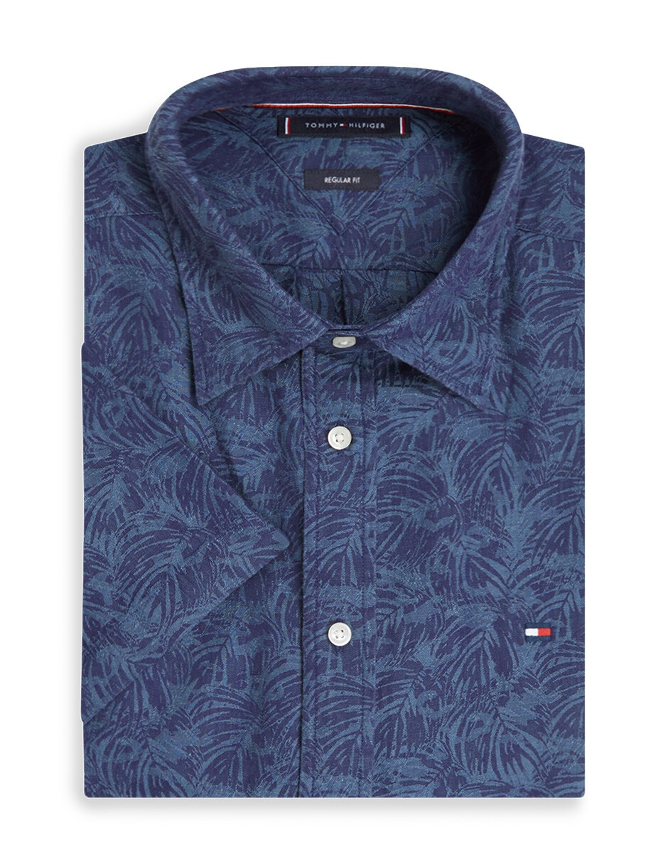 Camisa casual manga corta para hombre 5