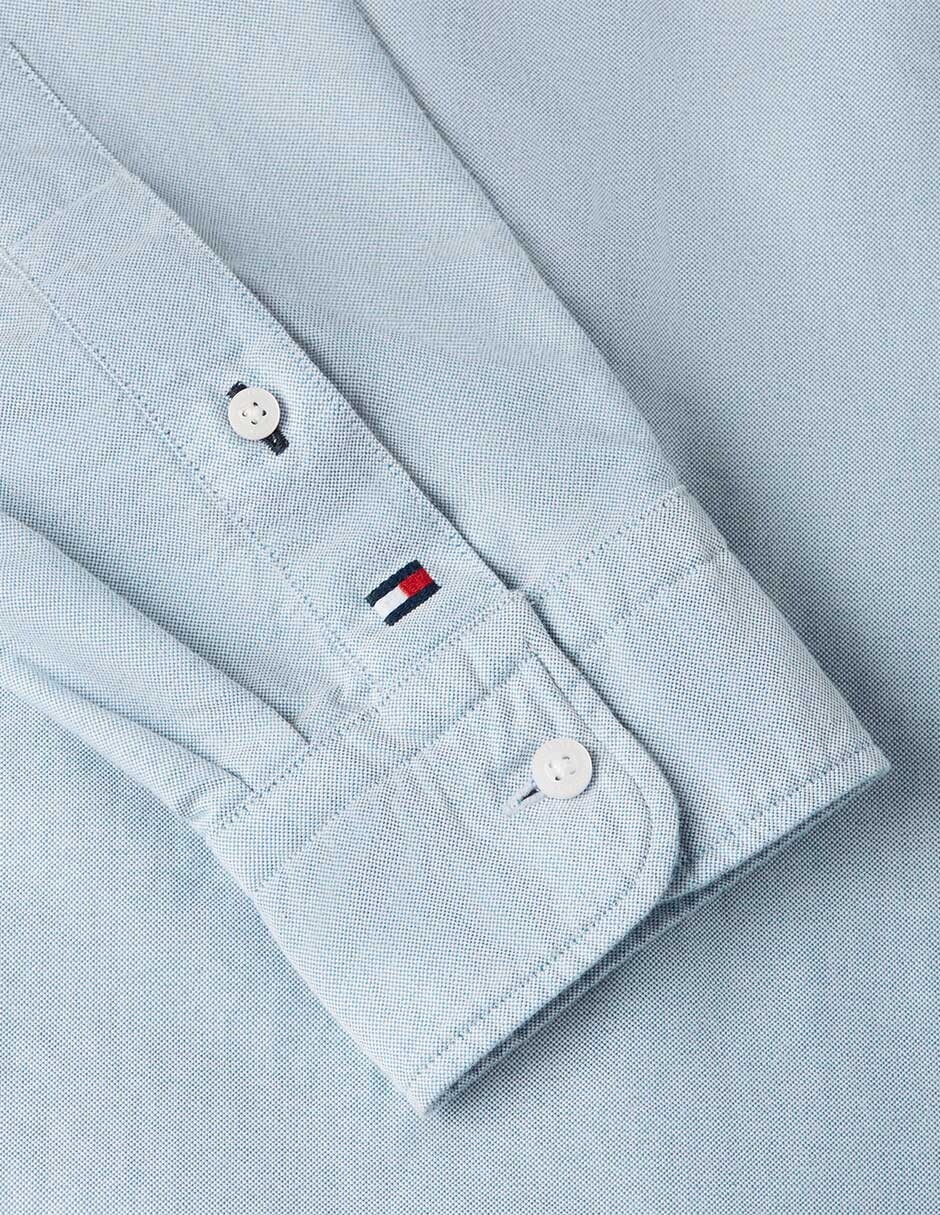 Camisa casual de algodón manga larga para hombre 4