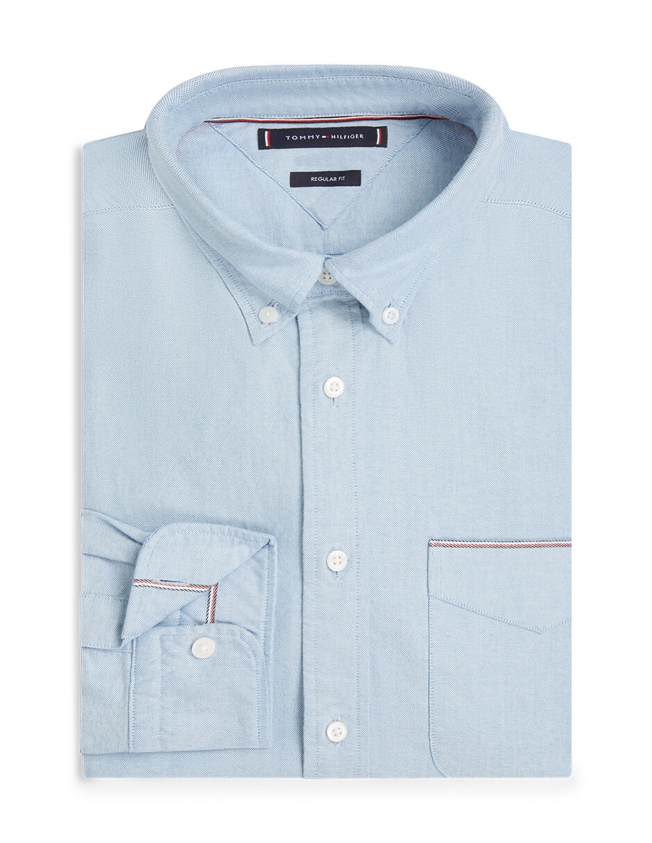 Camisa casual de algodón manga larga para hombre 5