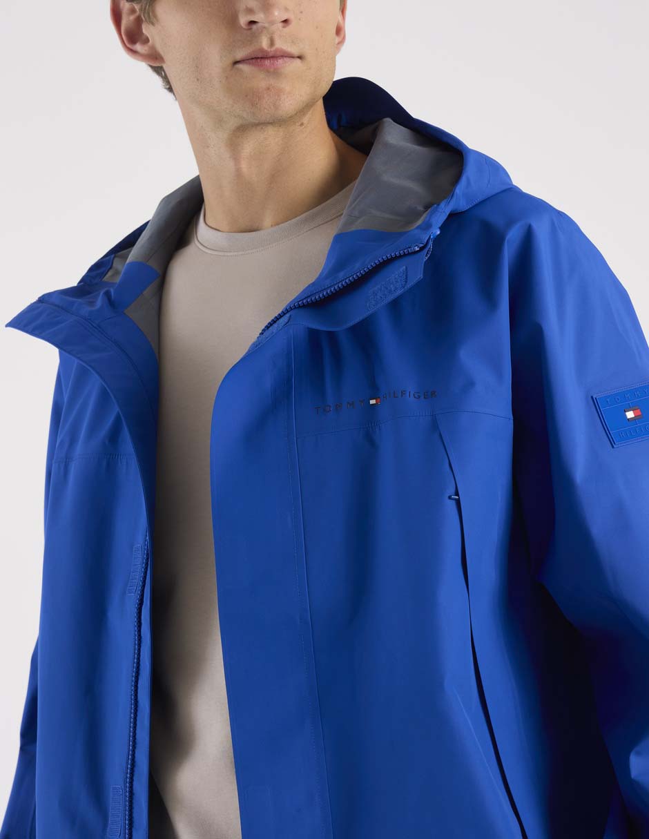 Chamarra casual Hilfiger con capucha para hombre 4