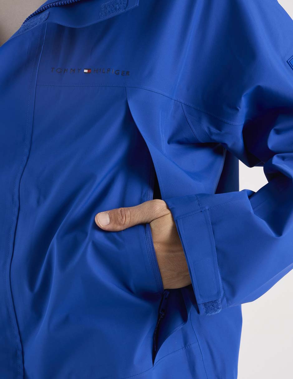 Chamarra casual Hilfiger con capucha para hombre 5