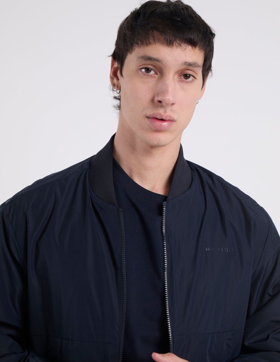Chamarra bomber sin capucha para hombre 4