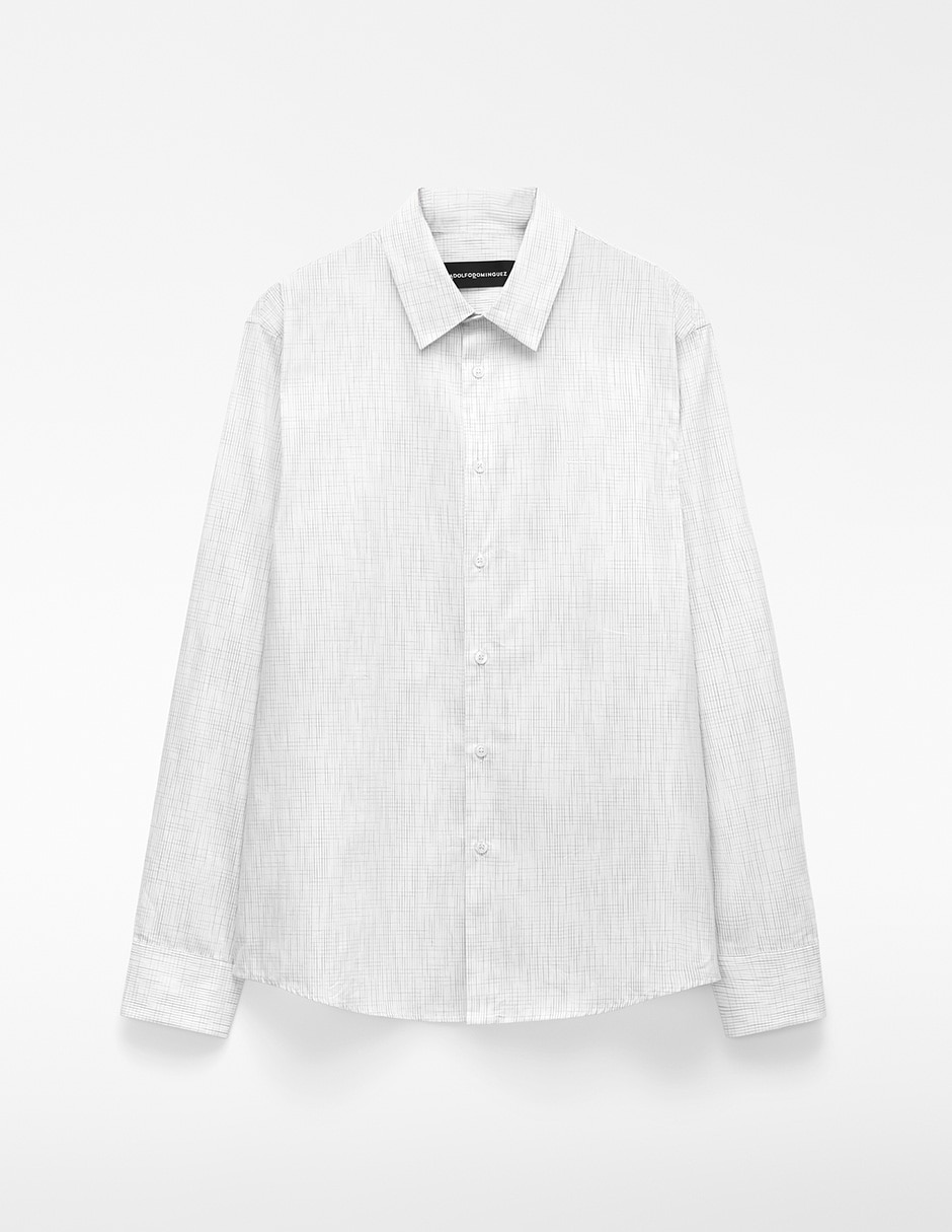 Camisa casual de algodón manga larga para hombre 5