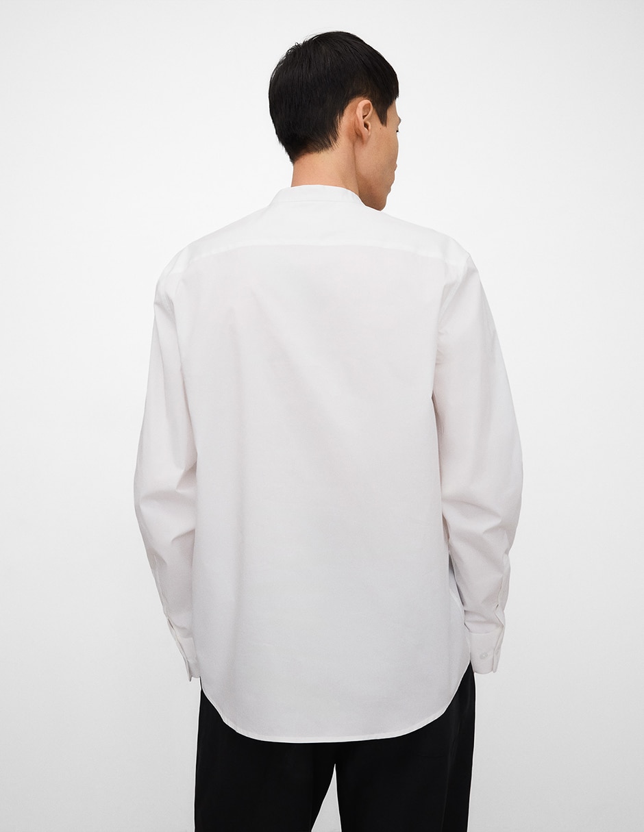 Camisa casual de algodón manga larga para hombre 3