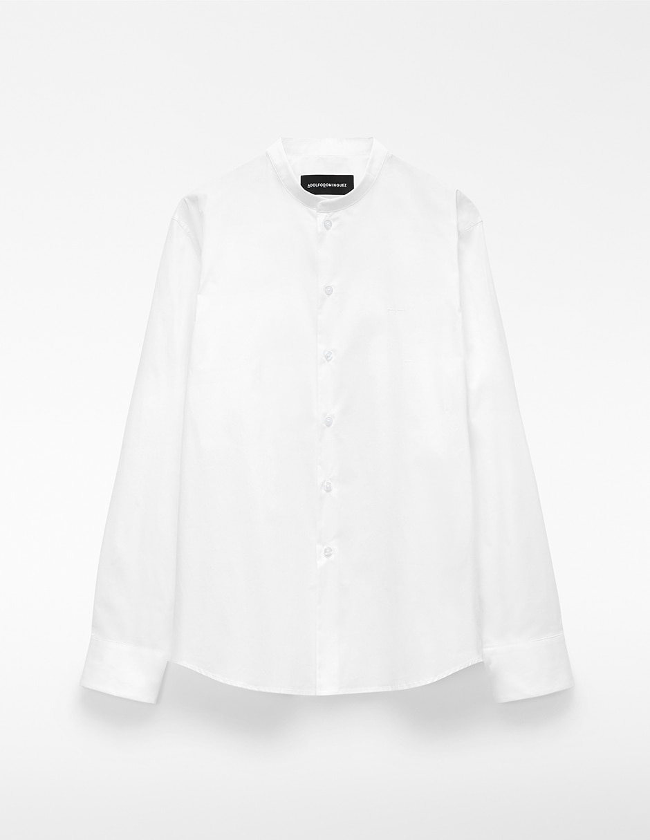 Camisa casual de algodón manga larga para hombre 6