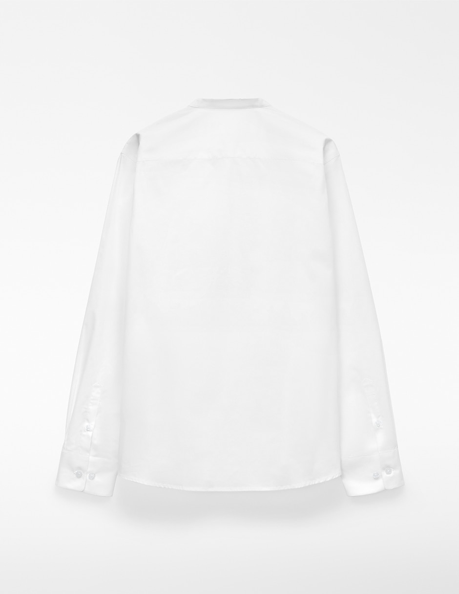 Camisa casual de algodón manga larga para hombre 7