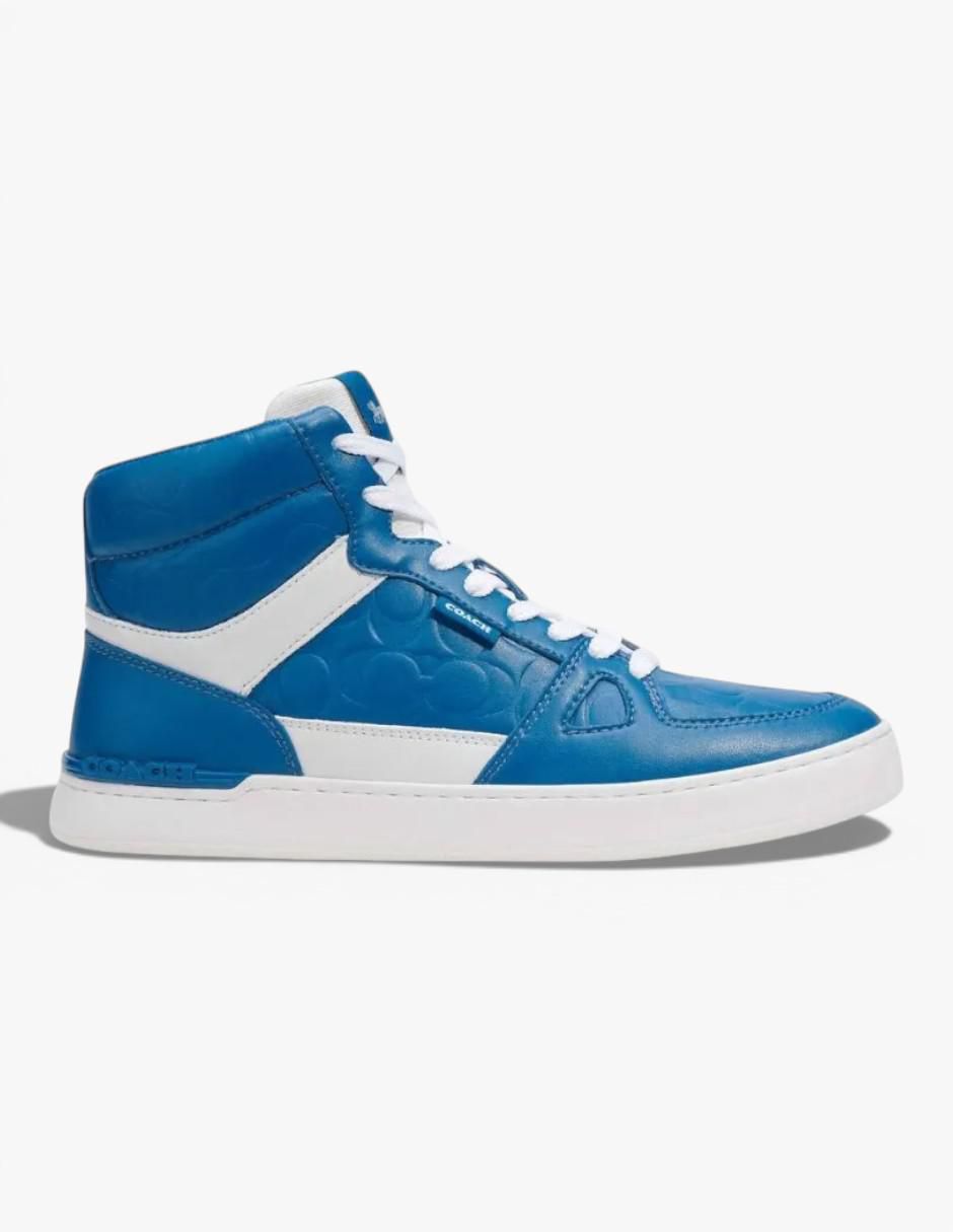 Tenis de piel Clip Court High Top para hombre