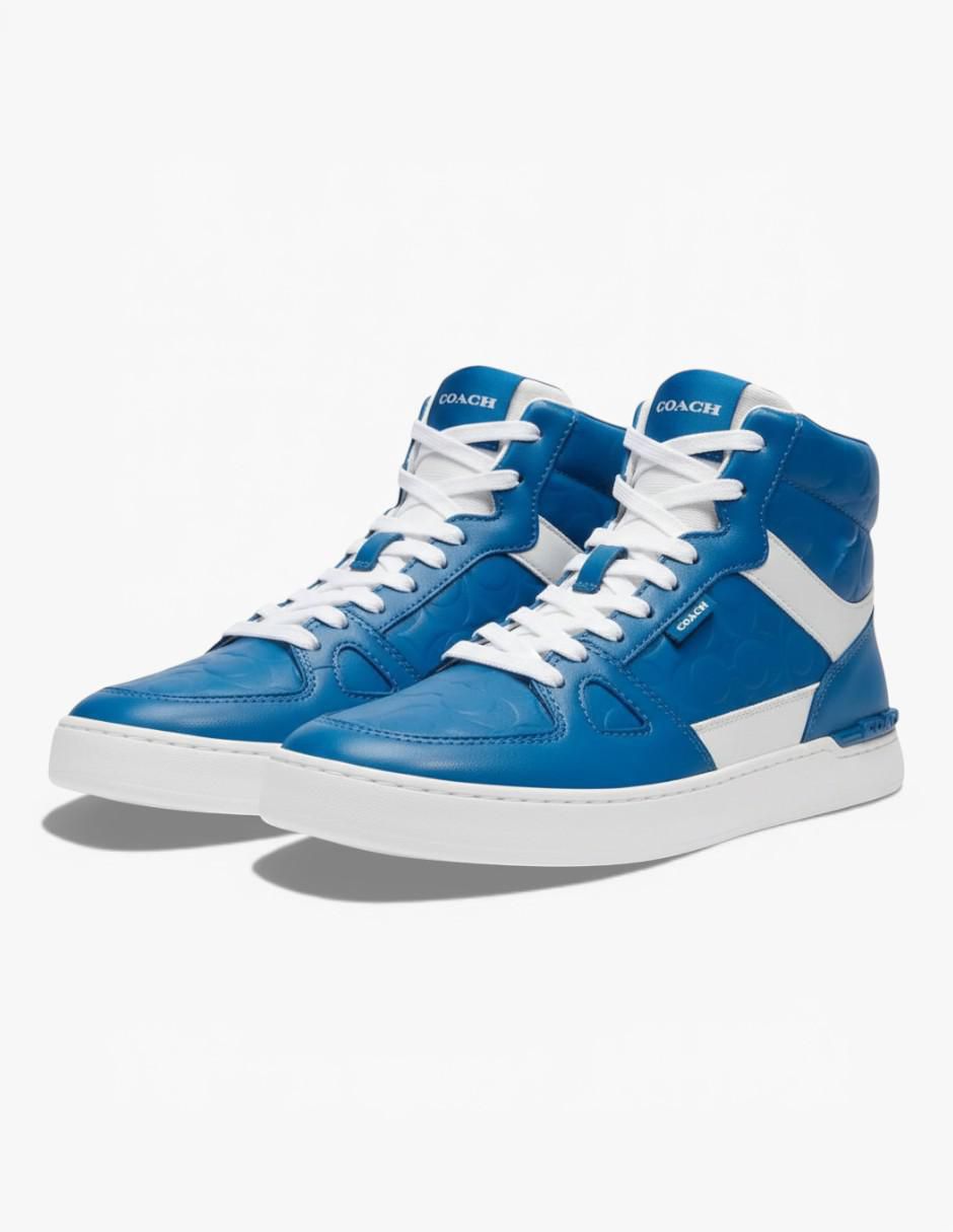Tenis de piel Clip Court High Top para hombre 3
