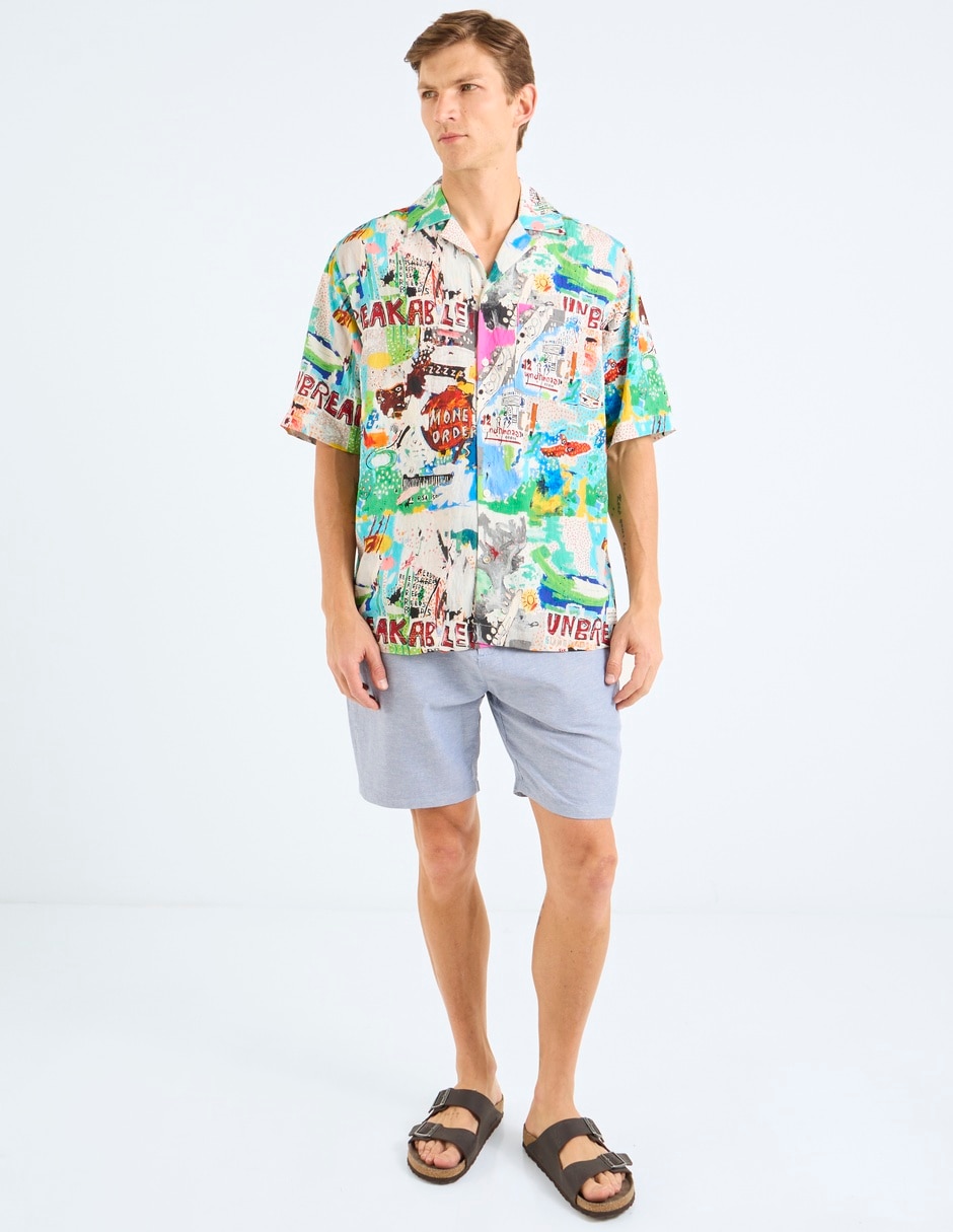 Camisa Casual manga corta para hombre 3