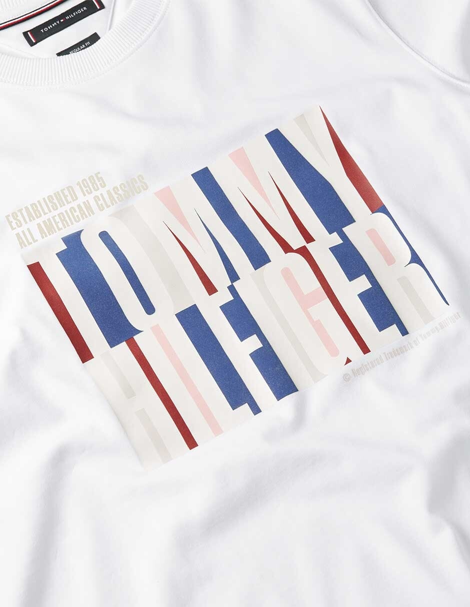 Playera Tommy Hilfiger cuello redondo para hombre 2