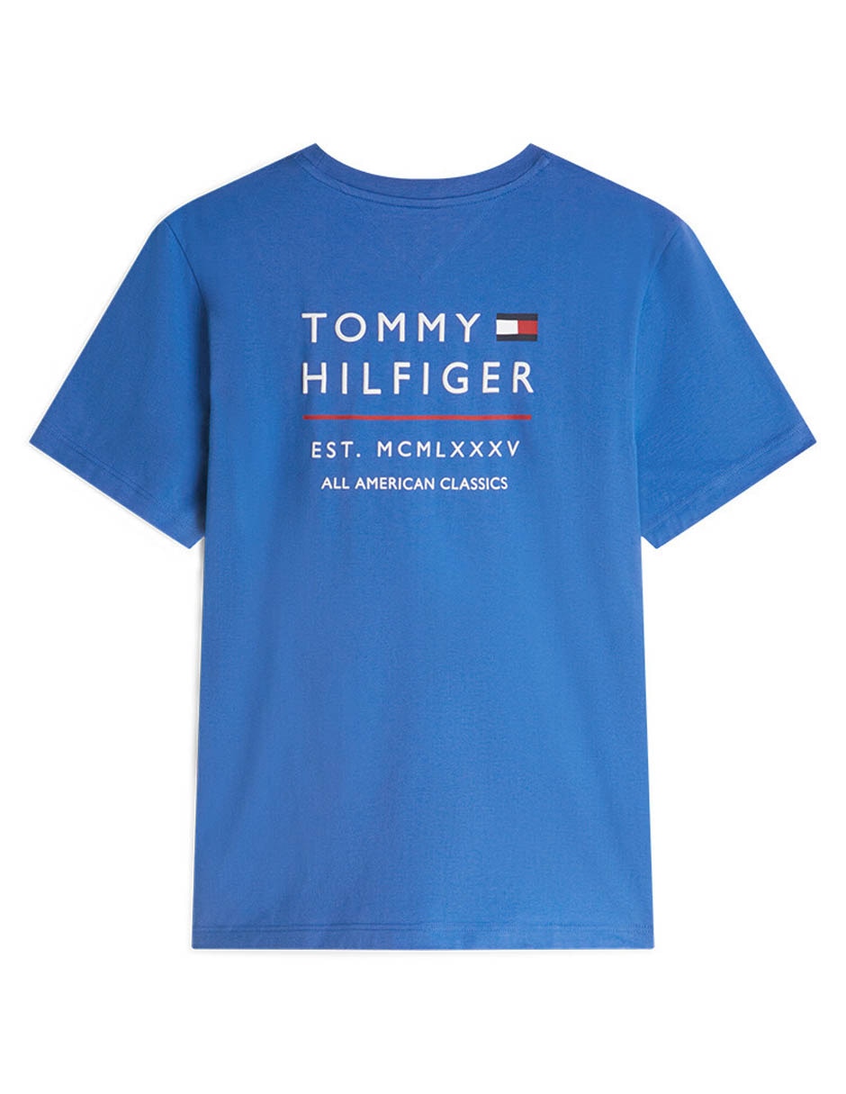 Playera hilfiger cuello redondo para hombre 2