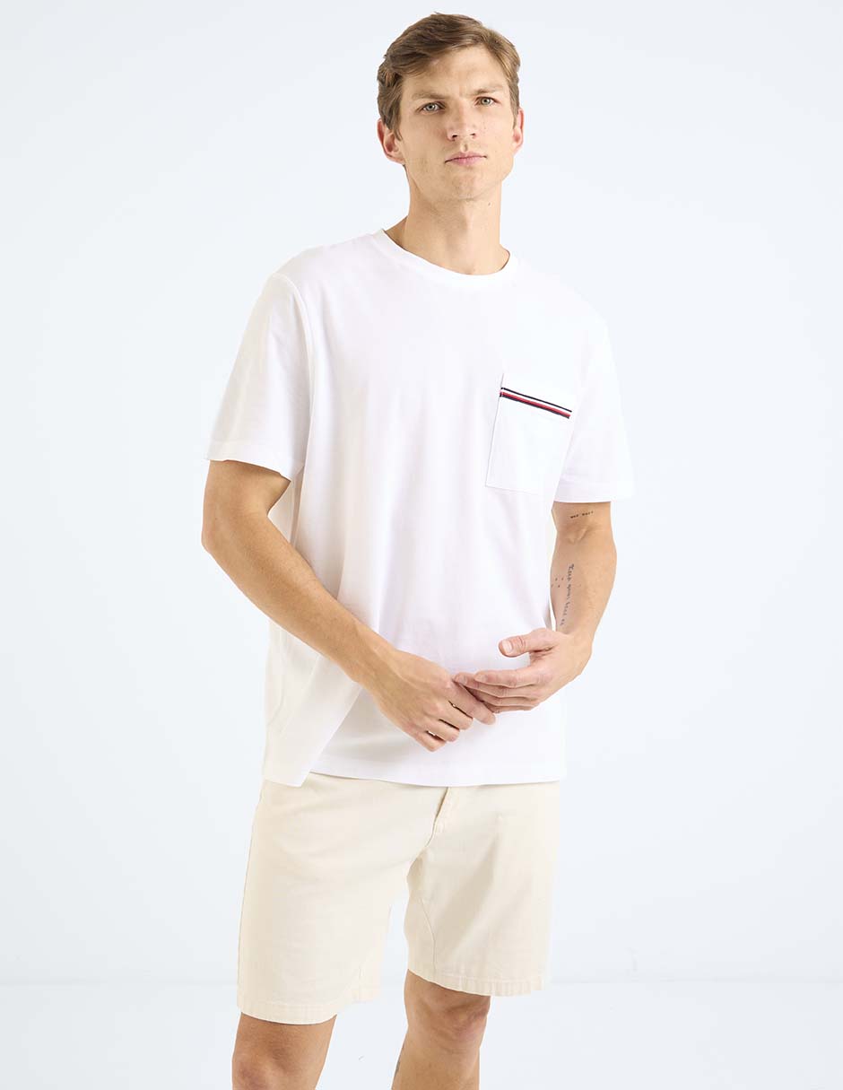 Playera cuello redondo para hombre