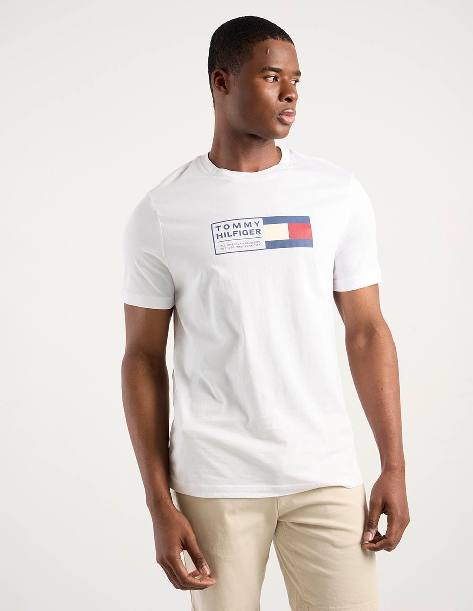 Playera Hilfiger cuello redondo para hombre 2