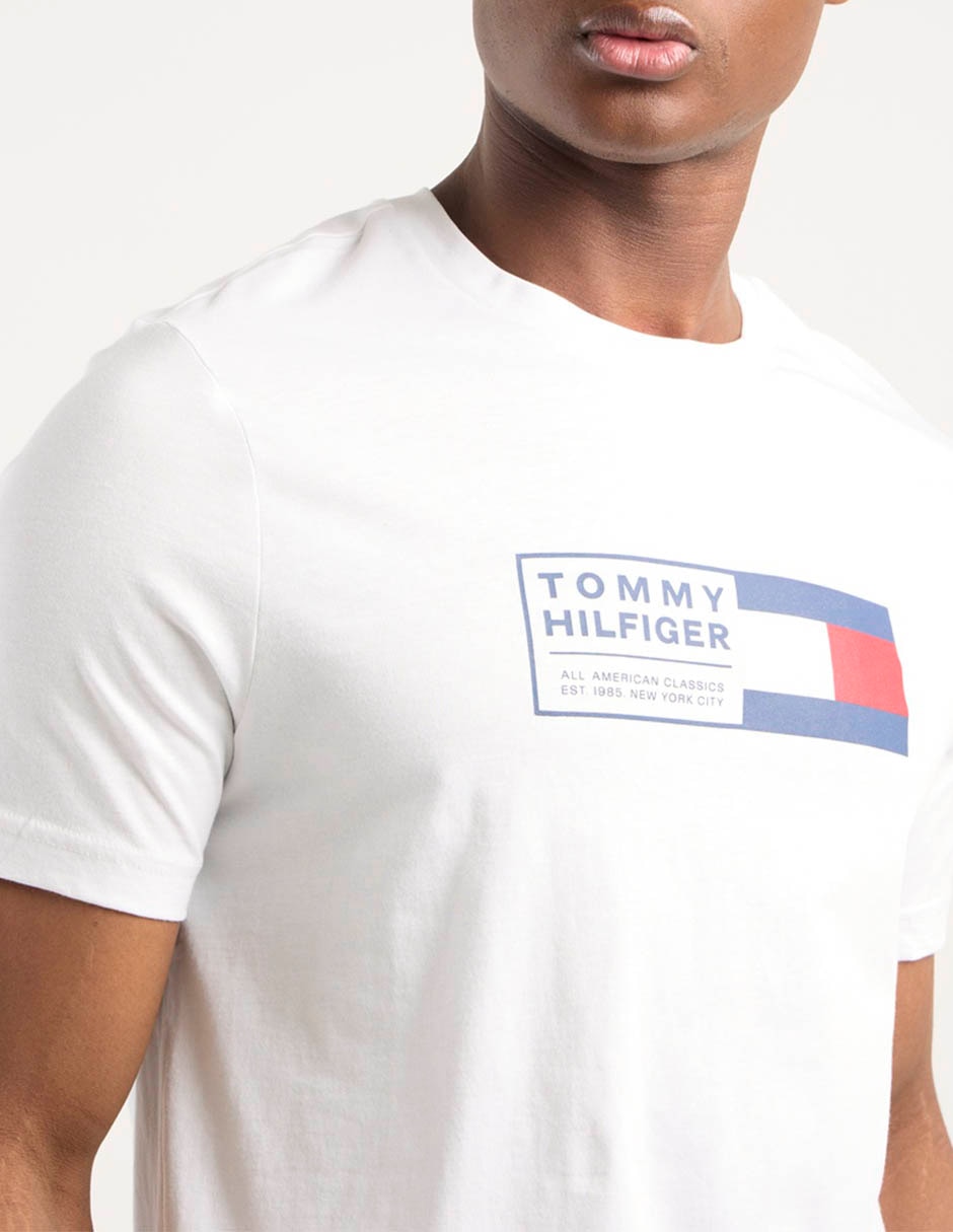 Playera Hilfiger cuello redondo para hombre 4