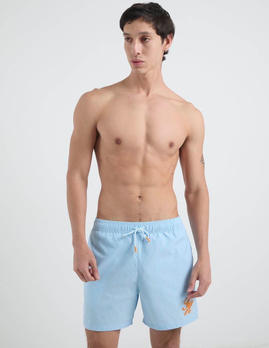Traje de baño con bolsillos para hombre