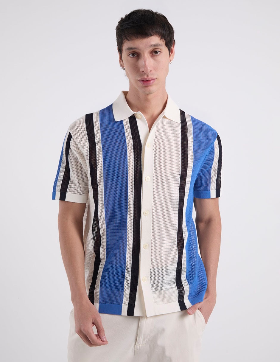 Playera tipo polo para hombre