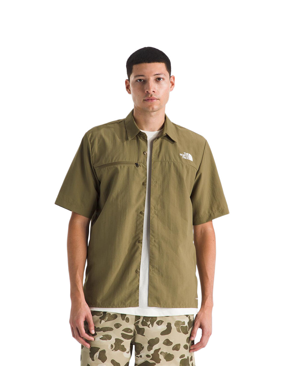 Camisa casual de manga corta para hombre