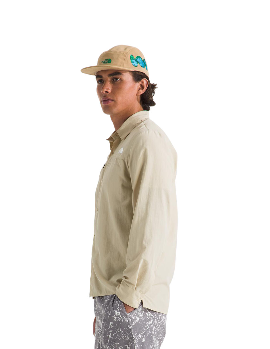 Camisa casual manga larga para hombre 5