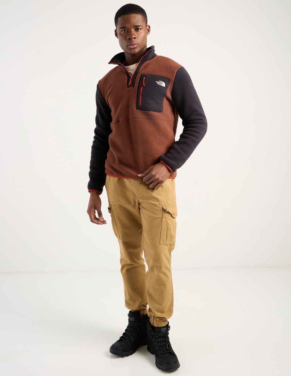 Chamarra casual Yumiori con bolsillos para hombre 3