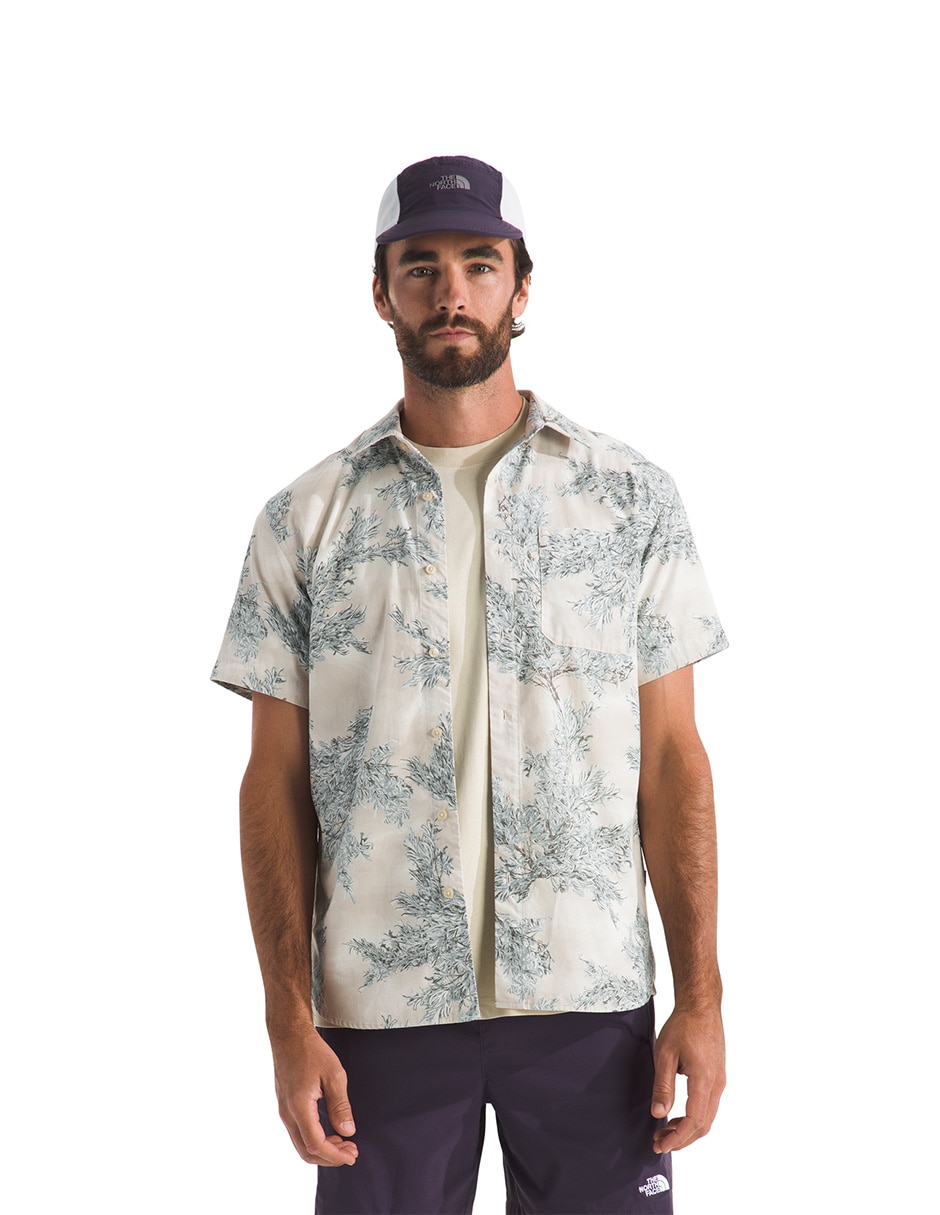 Camisa casual de algodón manga corta para hombre Camisa casual de algodón manga corta para hombre