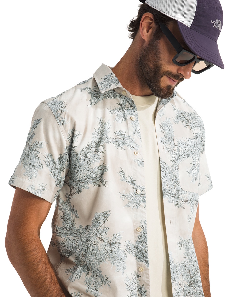 Camisa casual de algodón manga corta para hombre 3